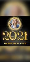 New Year 2021 Photo Frames ポスター