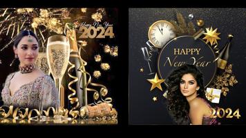 New year photo frame 2024 اسکرین شاٹ 3