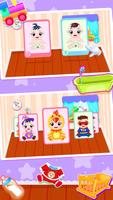 My virtual baby care game poster