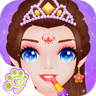 Princess make up school biểu tượng