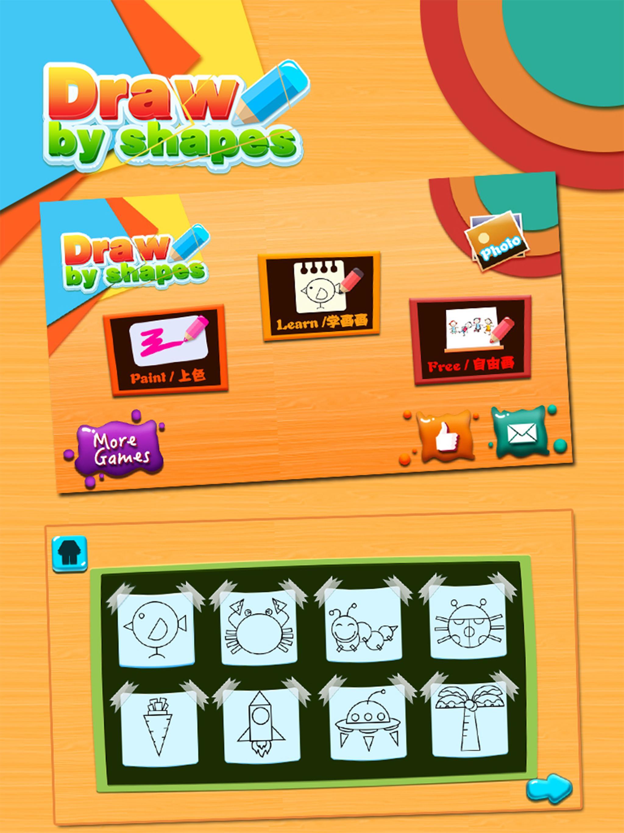 Draw By Shape Easy Drawing Game For Kids For Android Apk Download