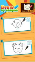 Draw by shape game for kids screenshot 1