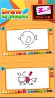 모양으로 그리기 - 어린이를위한 쉬운 그리기 게임 스크린샷 2