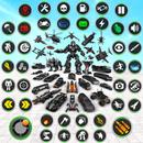 juego robot: juego coche robot APK