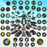 Roboterspiel: Roboterautospiel Zeichen