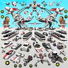 Dino Robot Car Transform Game icon