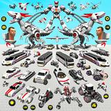 Dino Robot Car Transform Game icon