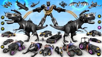 Dino Robot Car Transform Game screenshot 1