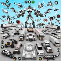 Police Robot Car Game 3d پوسٹر