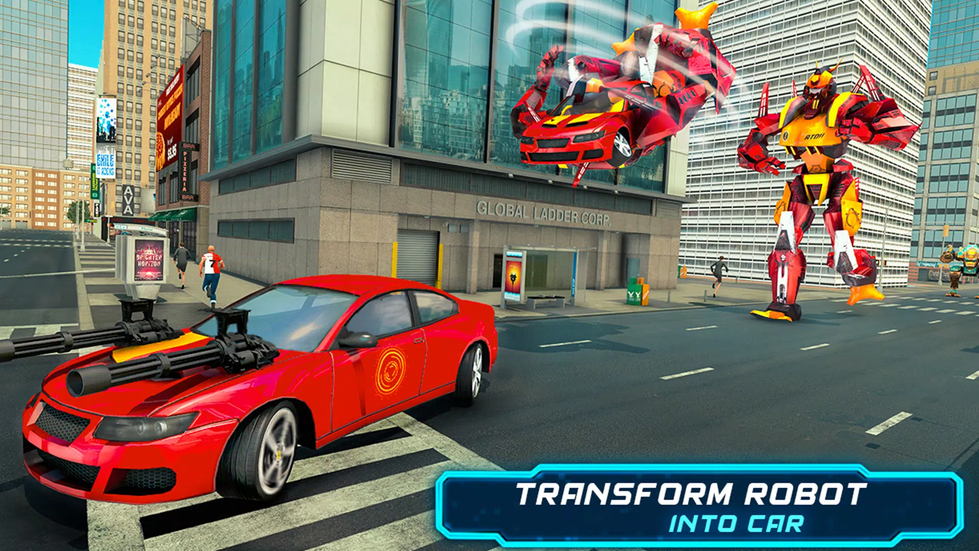 Rinoceronte robô carro transformando jogo - Baixar APK para Android