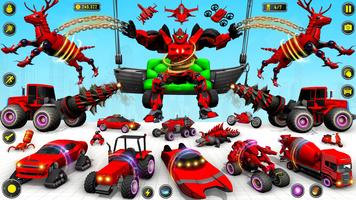 Deer Robot Car Game-Robot Game screenshot 1