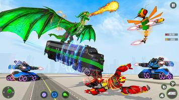 Dragonfly Robot Car Transform screenshot 1