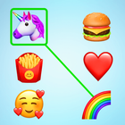 jeu de puzzle emoji icône
