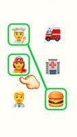 jeu de puzzle emoji Affiche