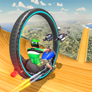 Monocycle simulateur de cascade de rampe méga APK