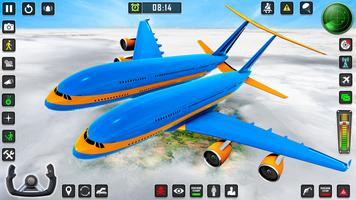 Poster Simulatore di pilota d'aereo