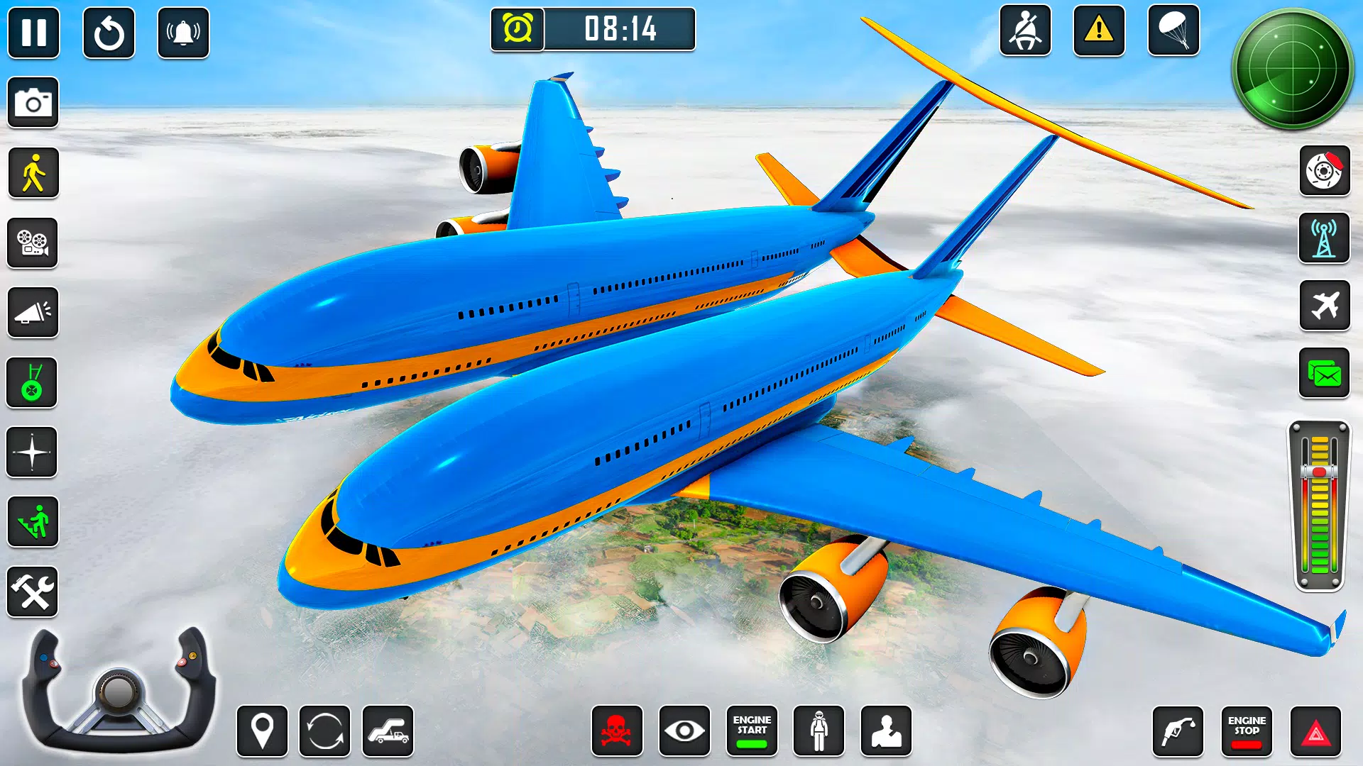 Como jogar City Airplane Pilot Flight, game de avião grátis para celular