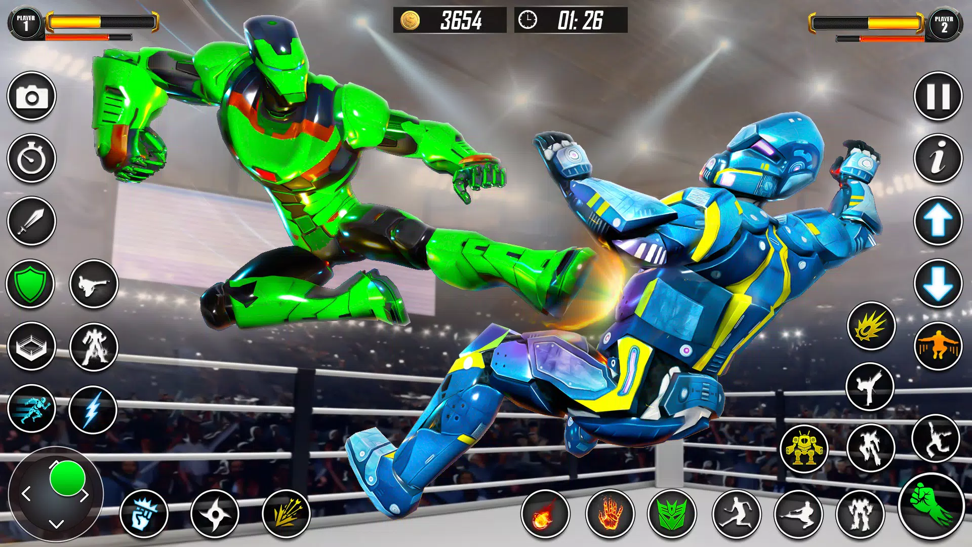 功夫空手道机器人格斗游戏