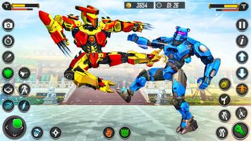 Game pertarungan robot karate poster