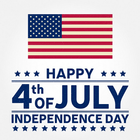 US Independence Day Wishes آئیکن