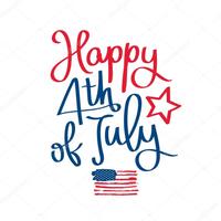 US Independence Day Wishes پوسٹر
