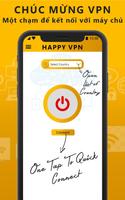 Happy Free VPN- Máy khách VPN mở và không giới hạn ảnh chụp màn hình 1