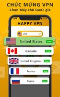 Happy Free VPN- Máy khách VPN mở và không giới hạn ảnh chụp màn hình 3