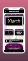 Joyeux voeux de mars Affiche