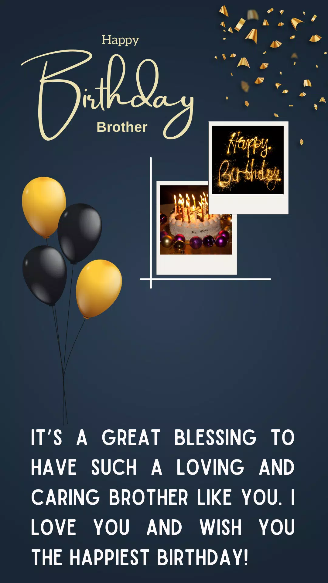 Birthday Wishes For Brother With Images