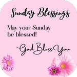 happy sunday blessings icon