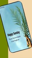 happy sunday message ポスター