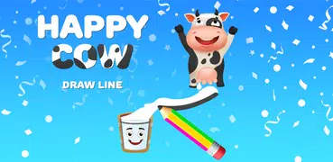 Happy Cow - Draw Line Puzzle