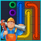 آیکون‌ Connect the Pipes - Line Drawing Puzzle