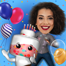 Joyeux anniversaire Salutations - Votre visage dan APK