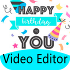 Birthday Video Maker With Song biểu tượng