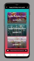 happy birthday mom quotes poster