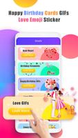 Happy Birthday GIFs & Love Roses Sticker تصوير الشاشة 2