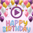 Happy Birthday Video Maker-icoon
