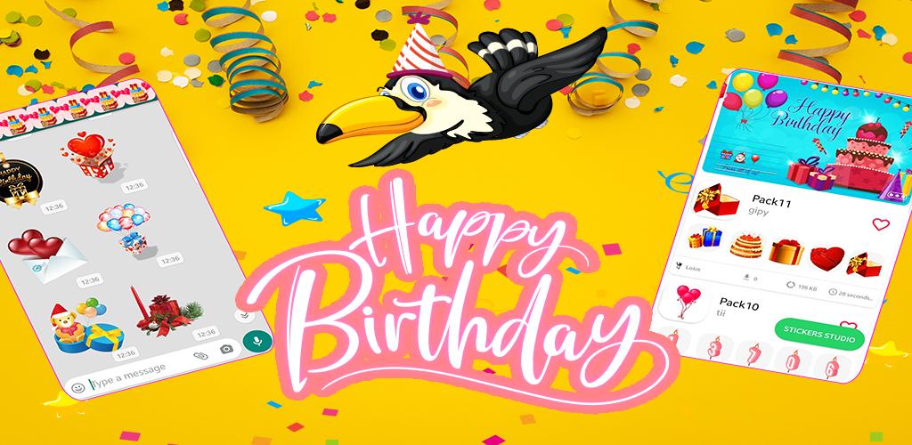Autocollants Joyeux Anniversaire Anime Pour Android Telechargez L Apk
