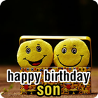 happy birthday son icon