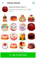 Happy Birthday Wishes Stickers screenshot 1