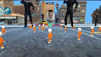 Skibidi Attack - Squid Game capture d'écran 1