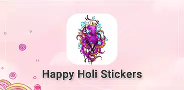 Happy Holi Stickers