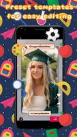 Graduation Photo Frame, Video Editor & Maker Ekran Görüntüsü 1