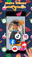 Graduation Photo Frame, Video Editor & Maker Ekran Görüntüsü 3