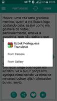 Uzbek Portuguese Translator capture d'écran 3