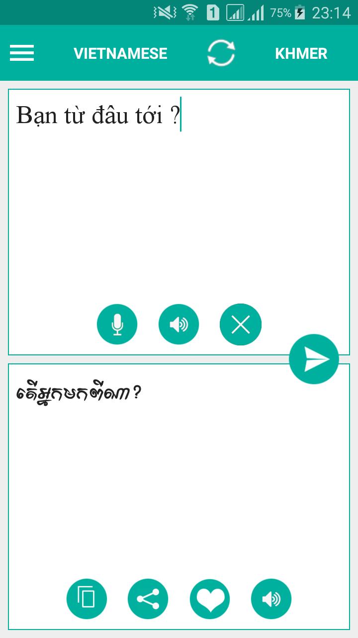 Tải xuống APK Dịch Việt - Campuchia cho Android