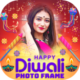 Diwali Photo Frame Happy Dipaboli photo icône