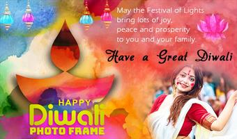 Diwali Photo Frame Happy Dipaboli photo Ekran Görüntüsü 2