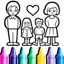 Family Love Coloring Book APK